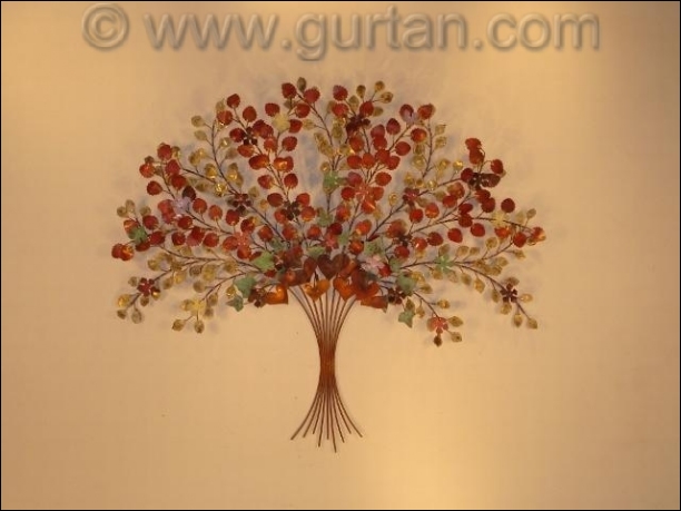 French Bouquet Metal Wall Sculpture