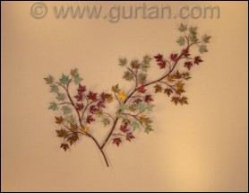 Maple Leaves Outdoor Metal Wall Decor