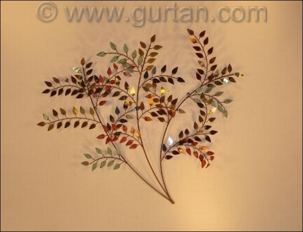 October Right Metal Wall Sculpture