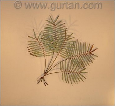 Palm Sculpture Copper