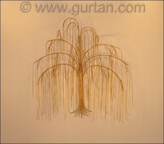 Weeping Willow Tree Metal Wall Art